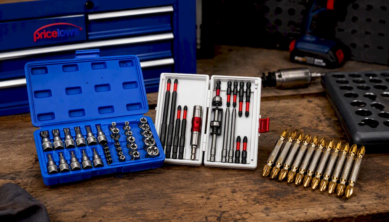Torx Bit Socket Set | 34 Piece | Case Included | Quarter Inch Three Eighths Inch Half Inch Drives