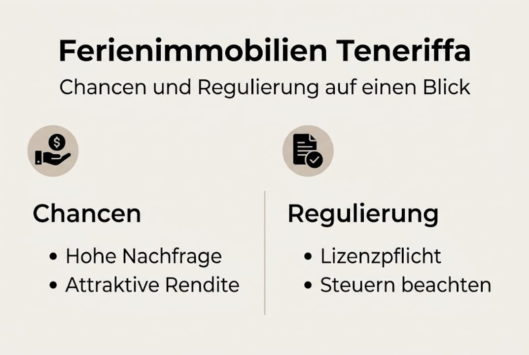 Infografik: Potenziale und gesetzliche Rahmenbedingungen für Ferienimmobilien