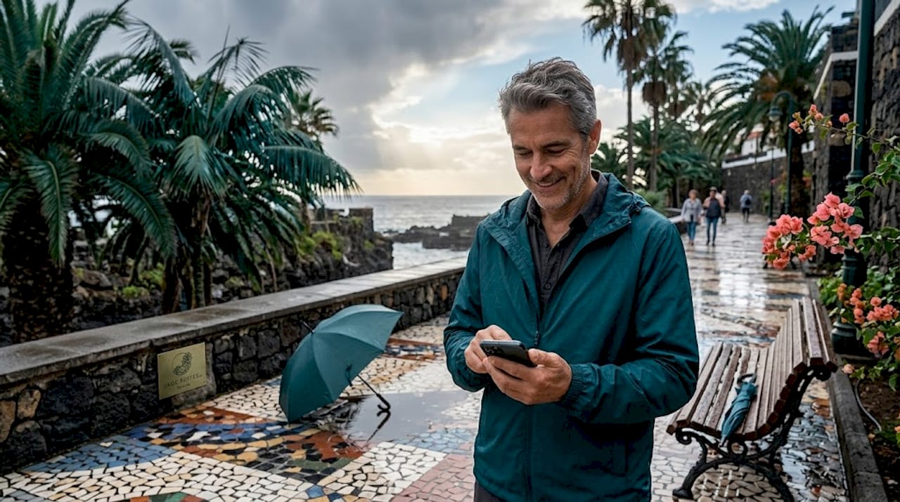 Ein Spaziergang entlang der Nordküste Teneriffas direkt nach einem Regenschauer – die frische Luft, das Rauschen der Wellen und die leuchtenden Farben der Landschaft sind einfach unvergleichlich.