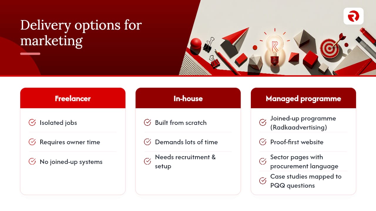 Turn this plan into a managed programme — overview diagram