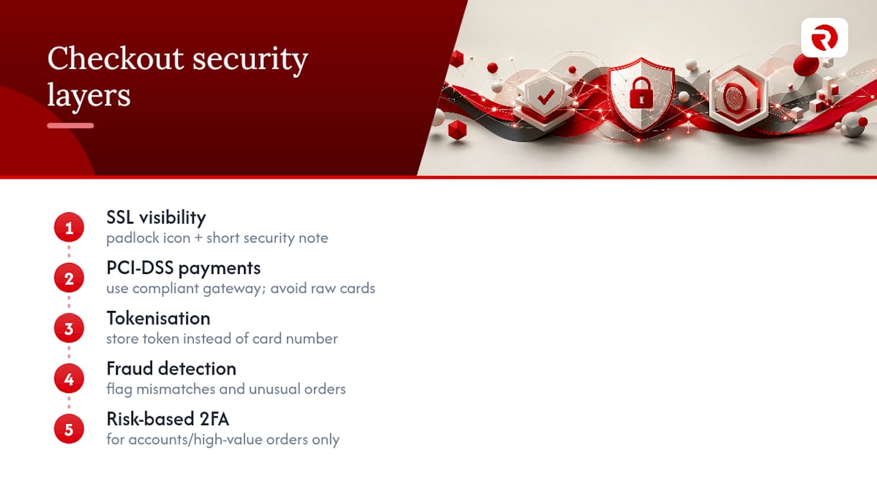 Five layers of checkout security protection