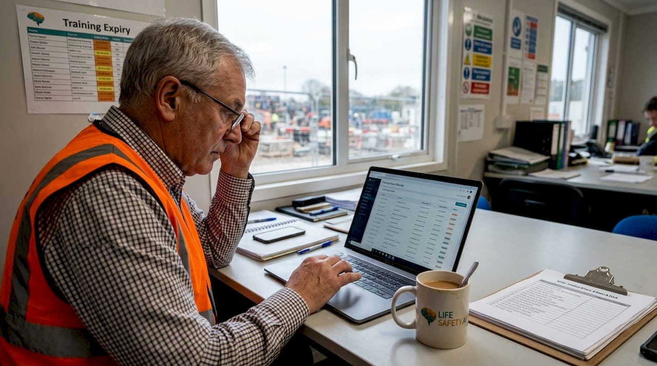 Master safety training management for UK compliance
