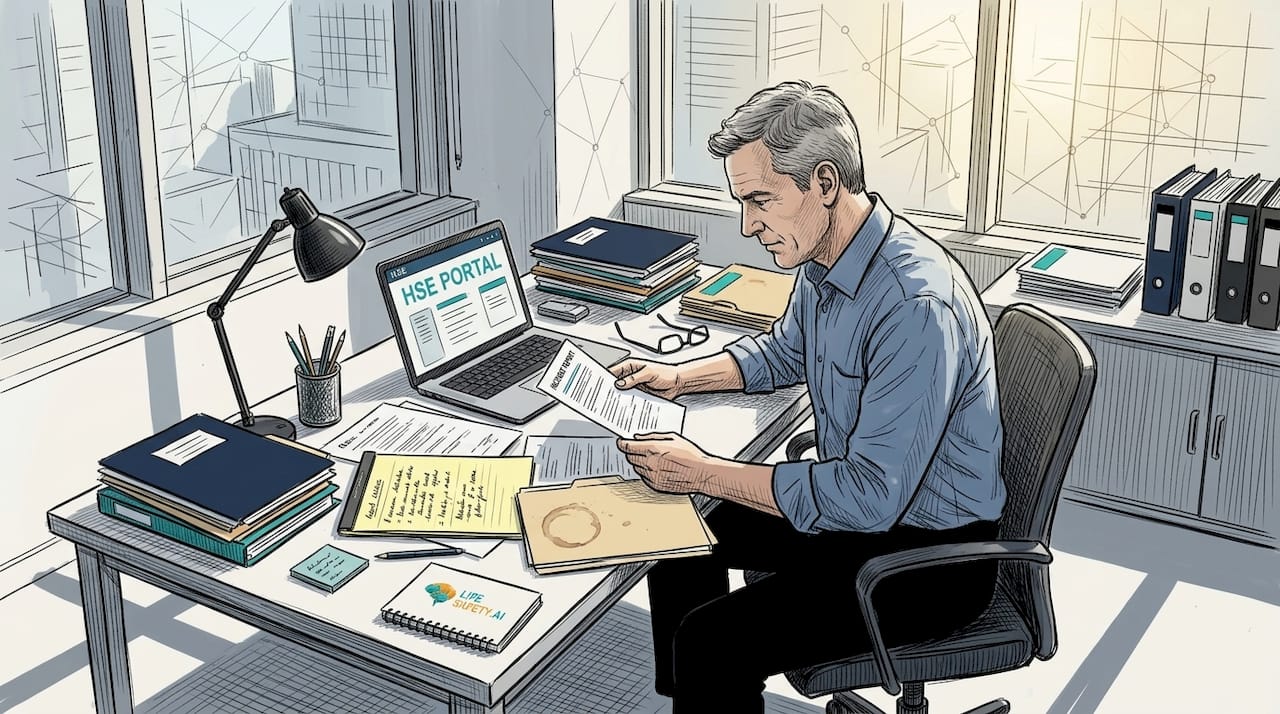 Compliance reporting for health and safety success