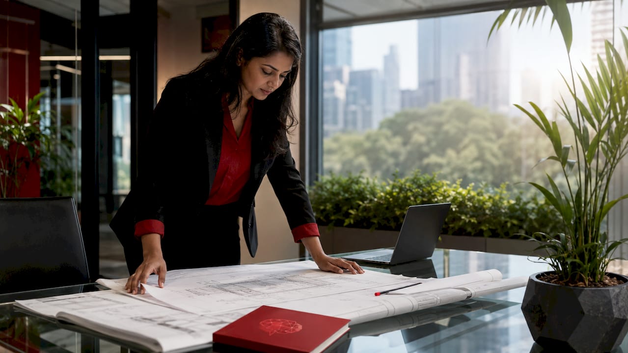 Engineer working in AI infrastructure control room