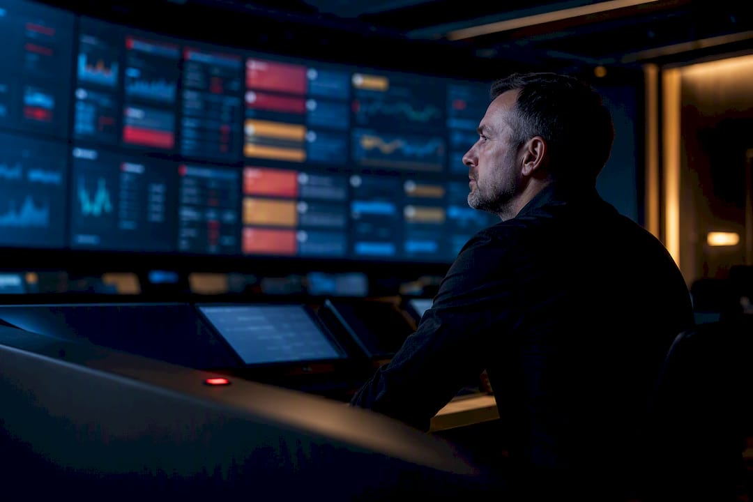 Operations center observing infrastructure telemetry