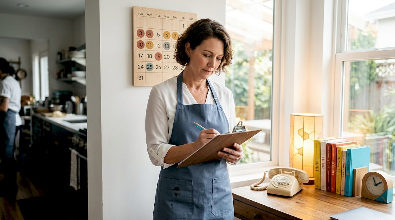 Manager recording restaurant conversions in back office