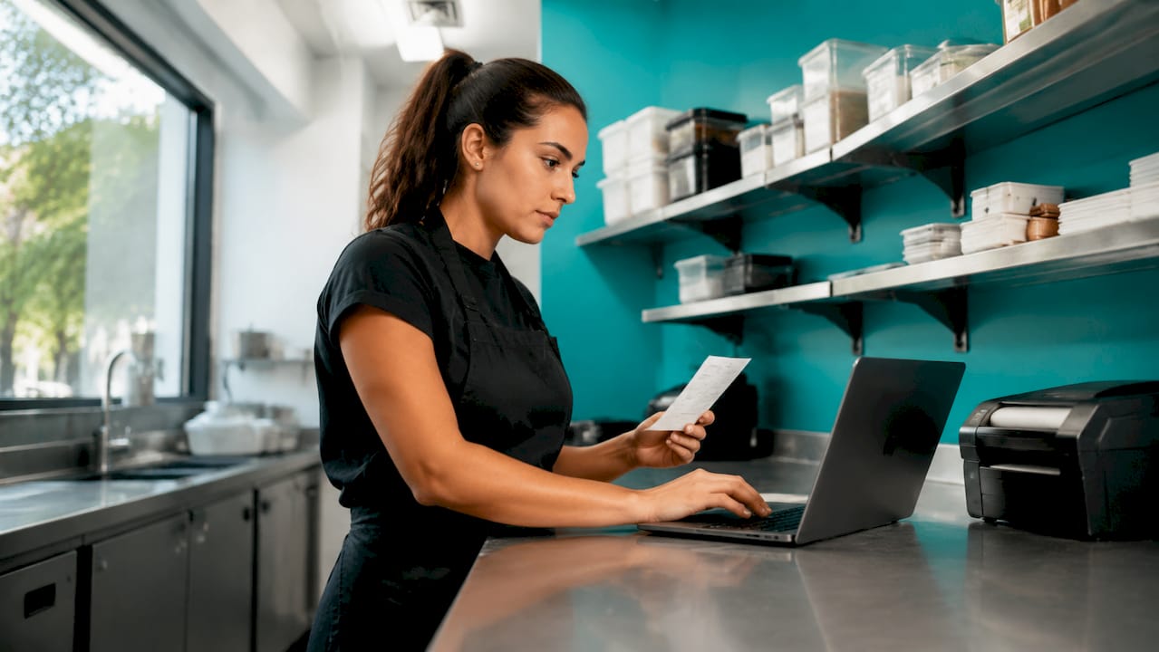 Staff processing digital restaurant orders