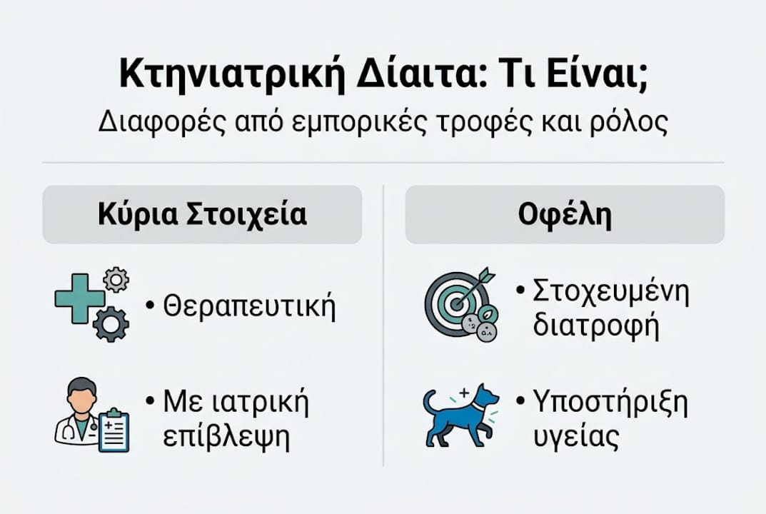 Εικονογραφημένος οδηγός: Τα βασικά της κτηνιατρικής διατροφής και τα οφέλη της για την υγεία των ζώων