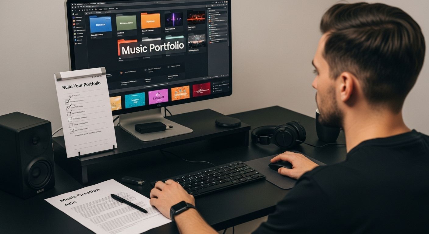 music portfolio organization