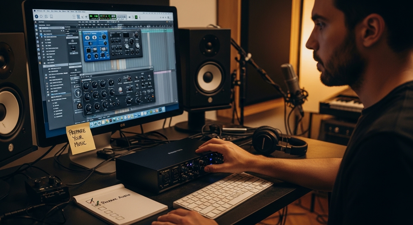 mixing mastering preparation