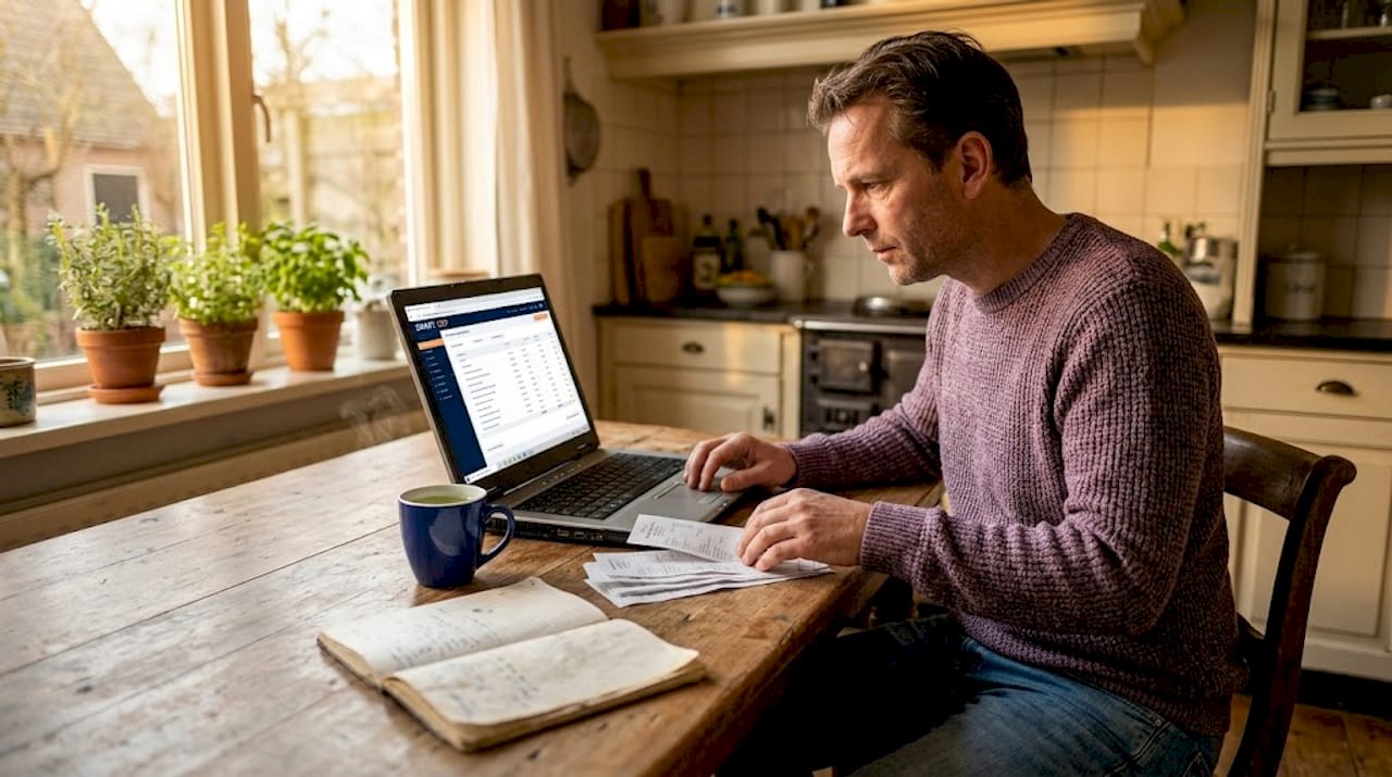 Zorgverlener doet de administratie gewoon aan de keukentafel
