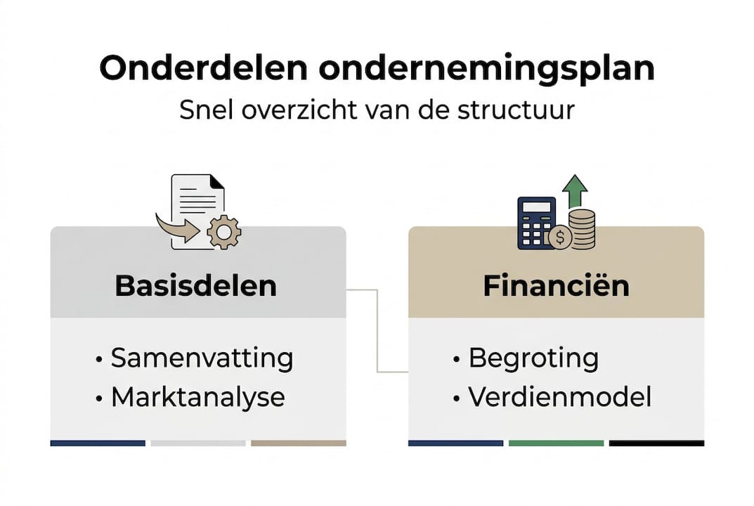 Infographic: Opbouw van een businessplan