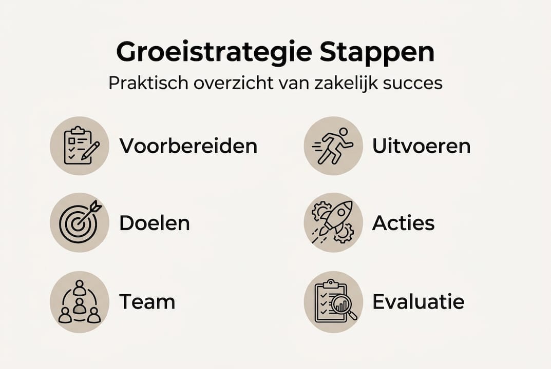 Infographic: in één oogopslag de stappen naar zakelijk succes