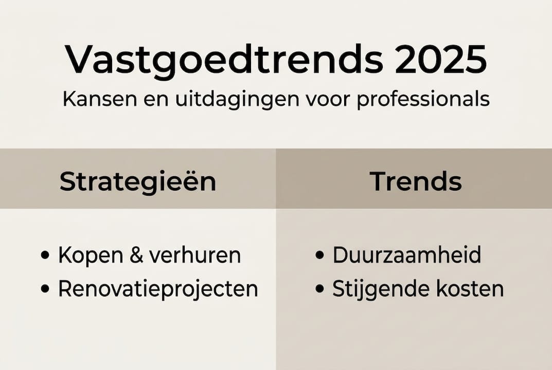 Overzicht van vastgoedstrategieën en actuele ontwikkelingen binnen de sector
