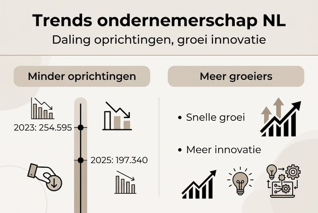 Infographic: de nieuwste trends in ondernemerschap in Nederland