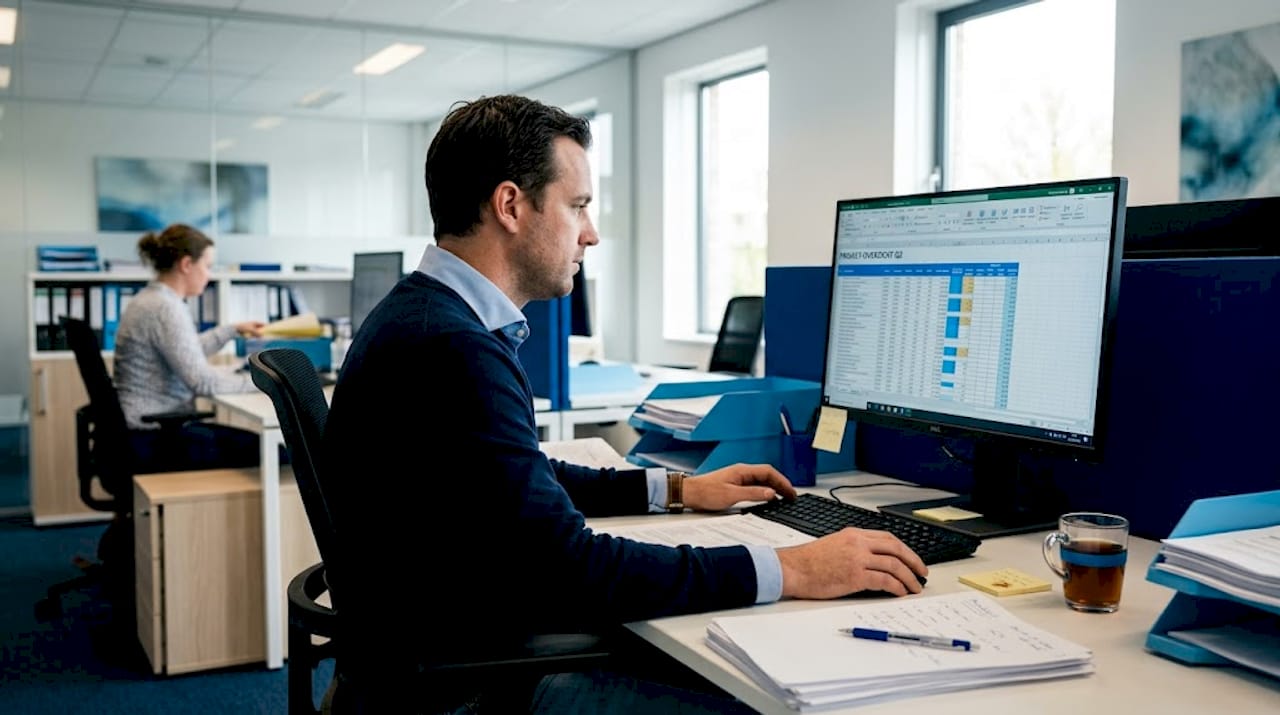 Deze medewerker kijkt kritisch naar de werkprocessen op kantoor en zorgt ervoor dat alles efficiënter en slimmer verloopt.