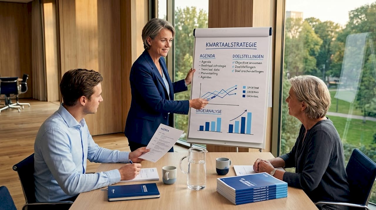 Overleg over de strategische aanpak van corporate governance binnen het bedrijf