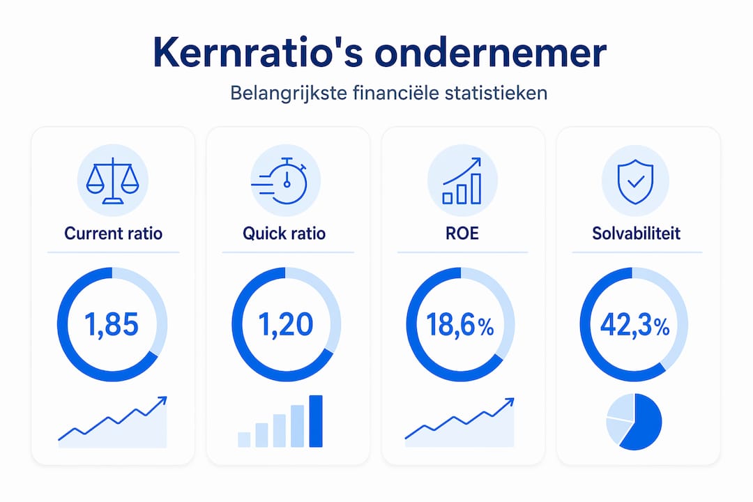 Infographic: Belangrijkste financiële kengetallen in één oogopslag
