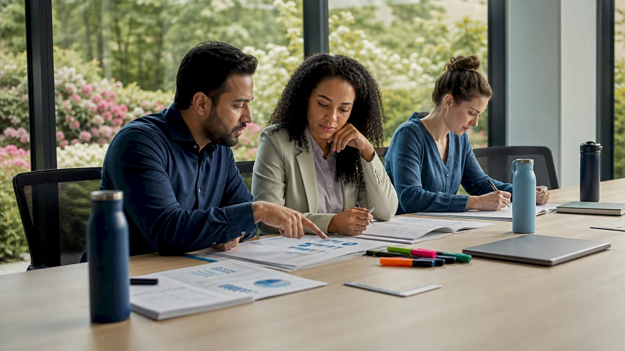 Het team gaat in gesprek over de verschillende rollen die de overheid in de economie vervult.