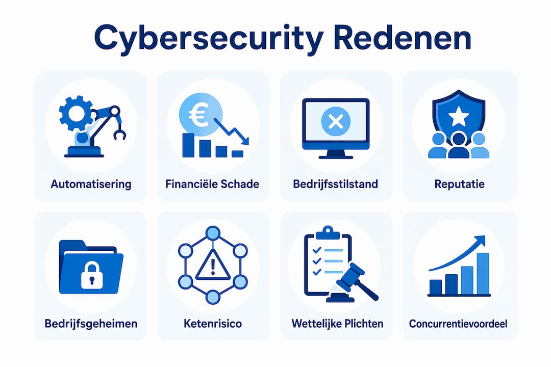 Overzicht: 8 belangrijke redenen om aandacht te besteden aan cybersecurity