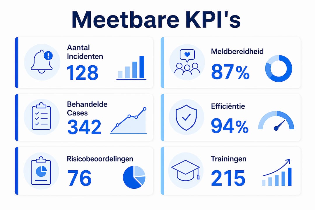 Infographic: vier belangrijkste compliance-KPI’s op een rij