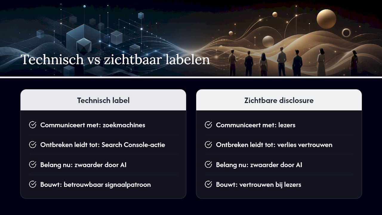 Waarom correct labelen meer is dan een technische formaliteit — overview diagram