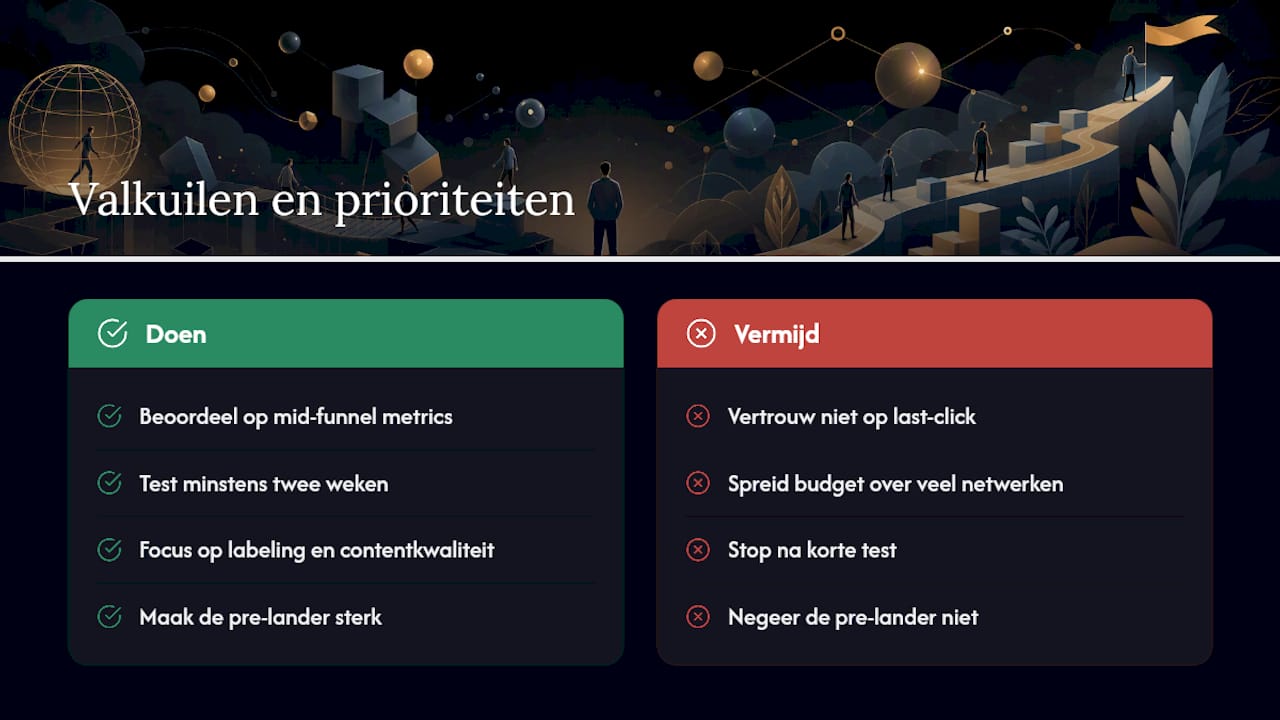 Waarom de meeste native-strategieën te vroeg worden afgeschreven — overview diagram