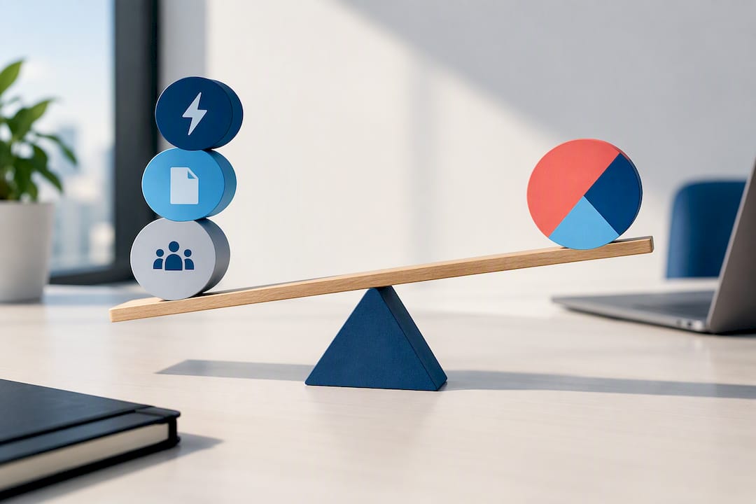 Illustratie van voordelen voor oprichters en investeerders