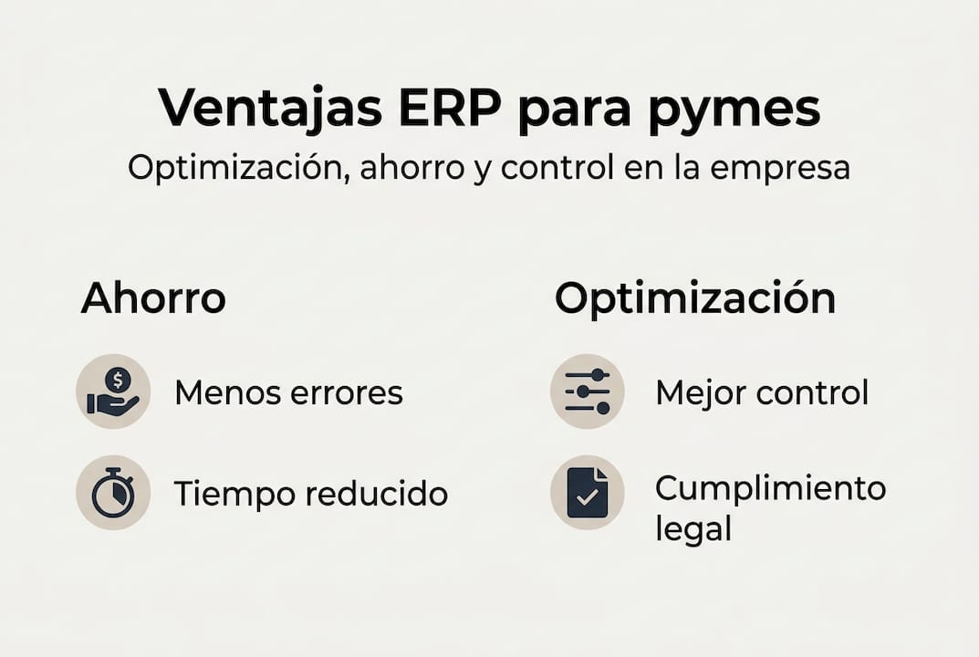 Infografía: Cómo un sistema ERP te ayuda a ahorrar costes y mejorar la eficiencia