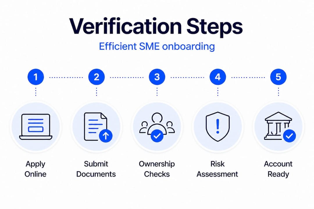 Infographic shows SME verification step-by-step process