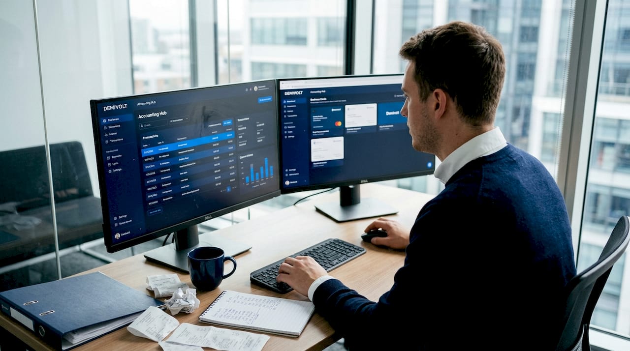 Bookkeeper mapping card transactions in software