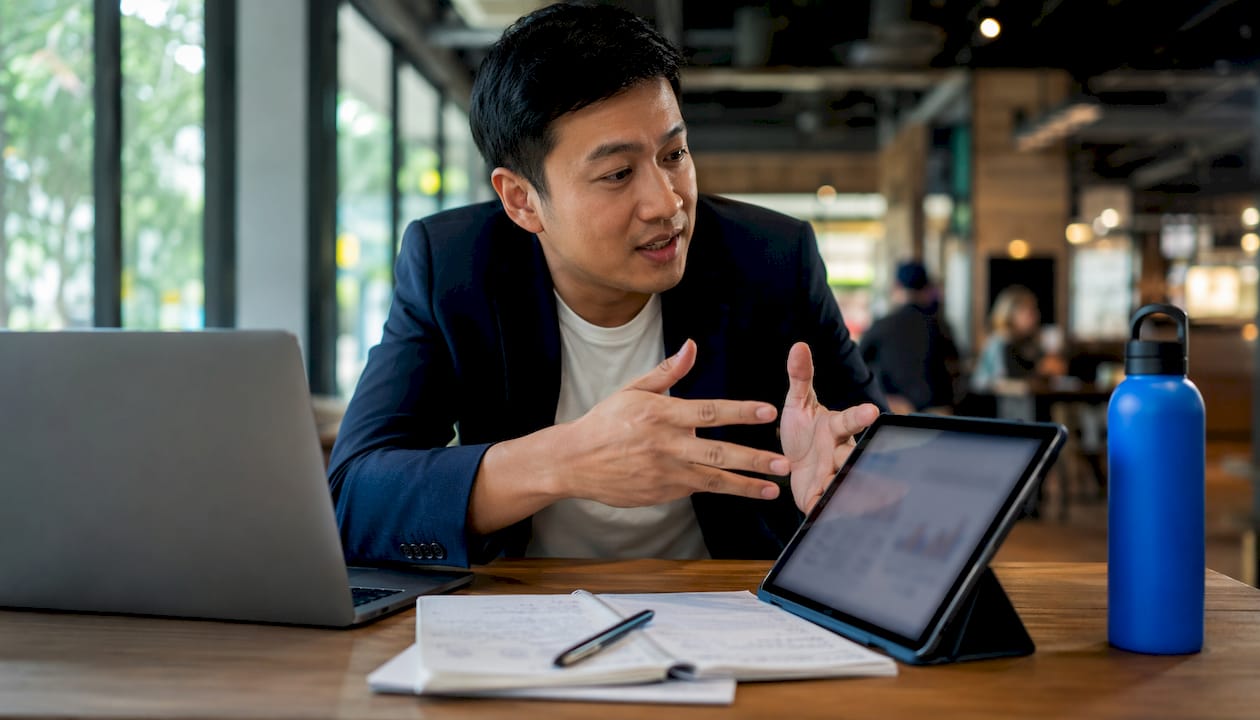 Payments specialist showing automated workflow