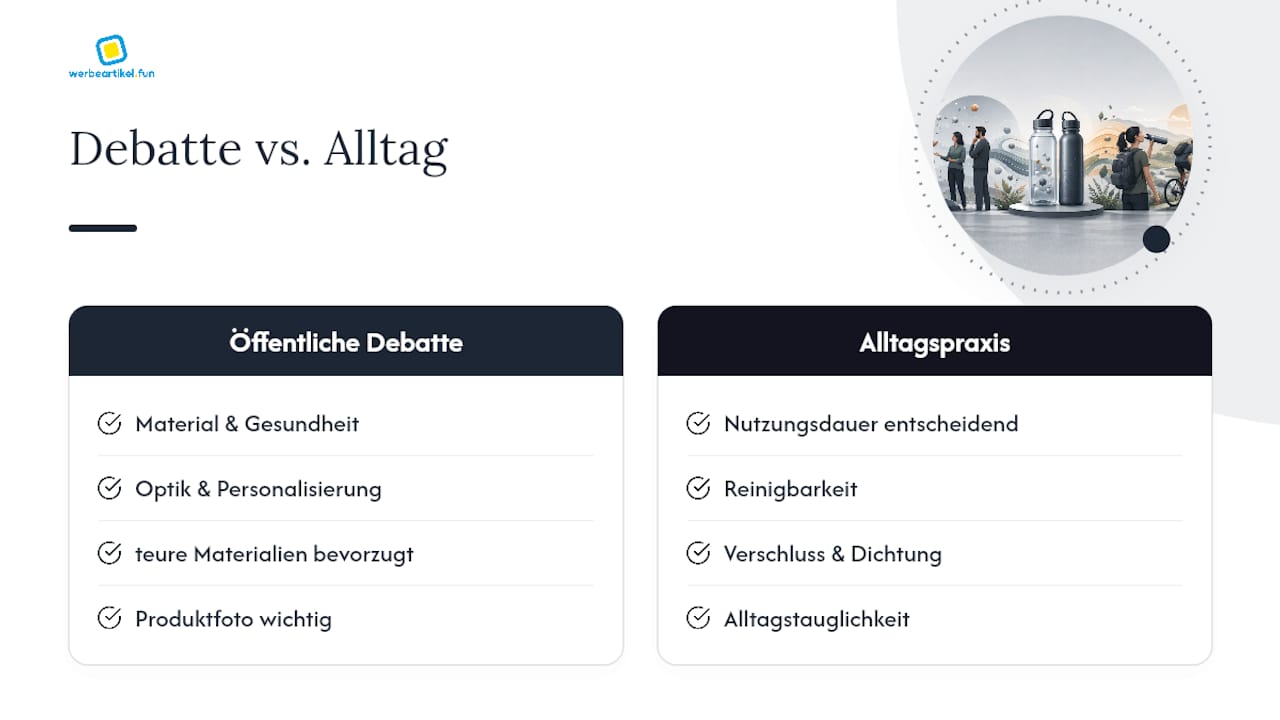 Warum die Materialdebatte oft an der falschen Stelle ansetzt — overview diagram