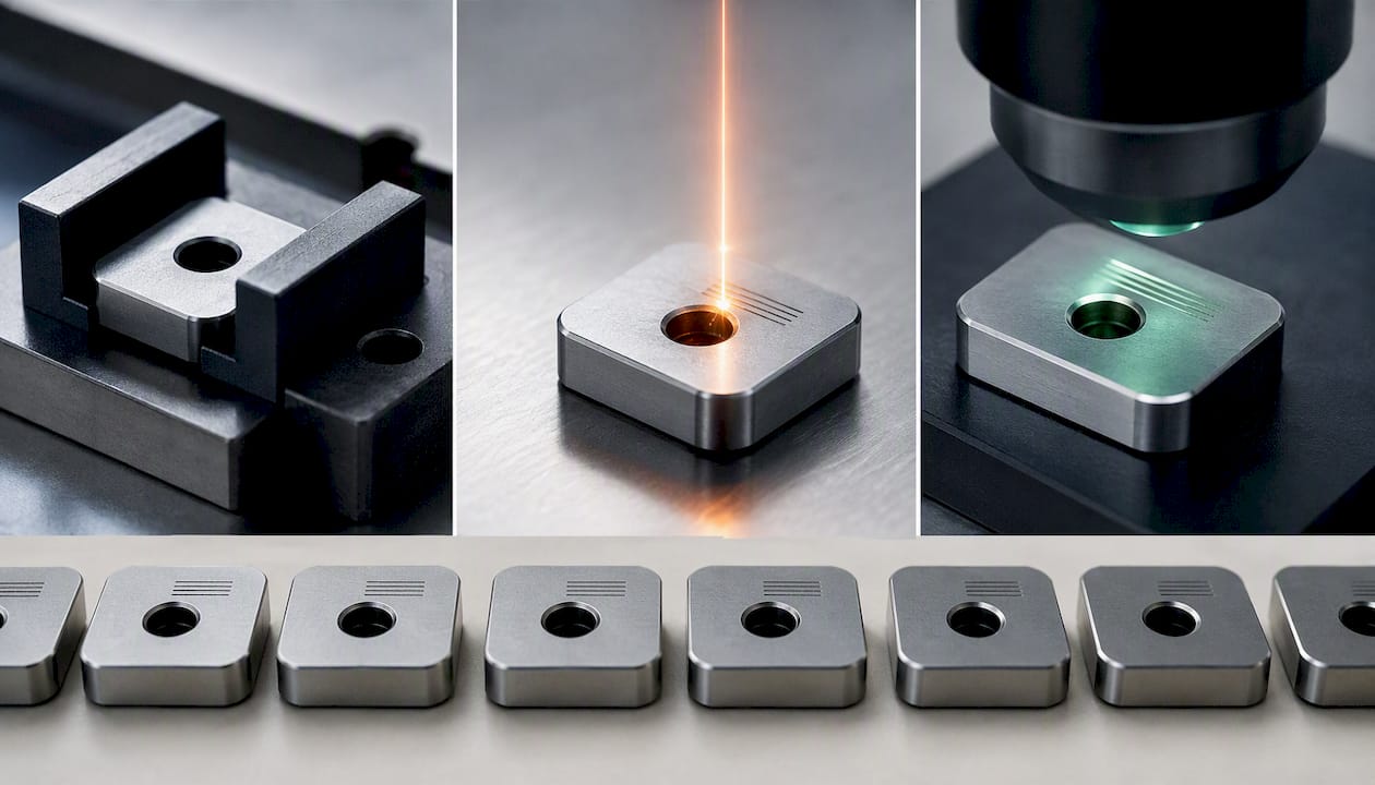 Darstellung der präzisen Serienkennzeichnung mit Laser