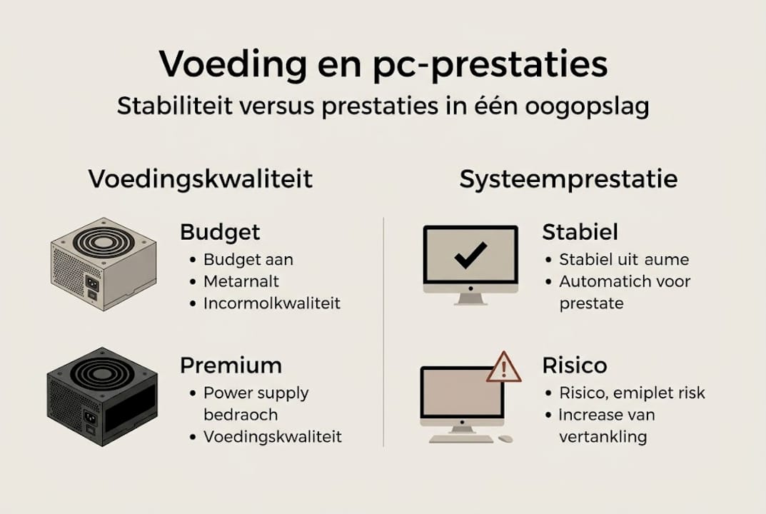 Infographic: zo beïnvloedt je voeding de prestaties van je pc