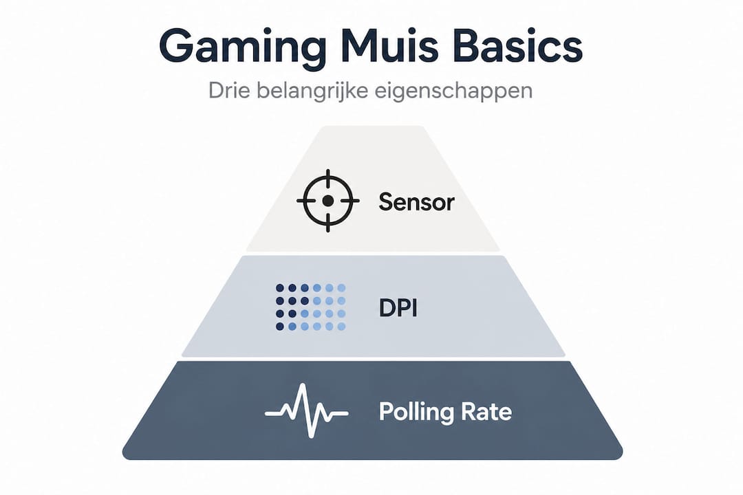 Infographic: de drie belangrijkste kenmerken van een muis