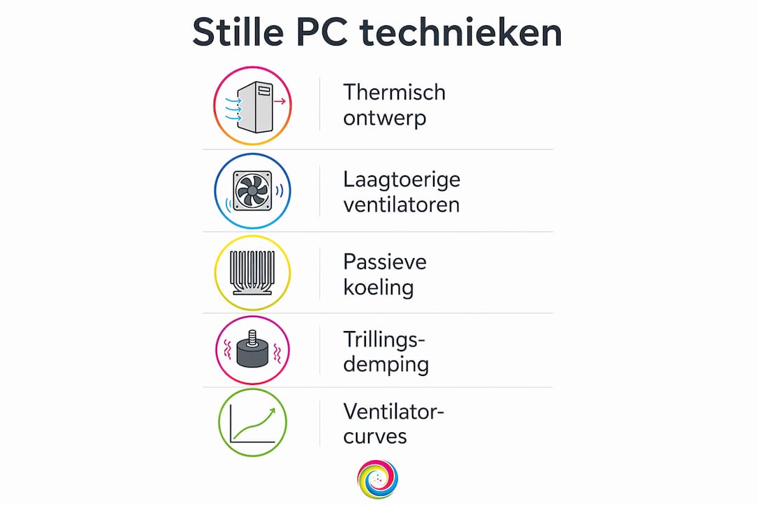 Infographic: tips en trucs voor een fluisterstille computer