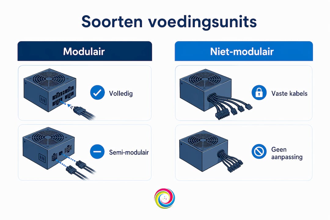Overzicht: verschillende soorten modulaire voedingen vergeleken