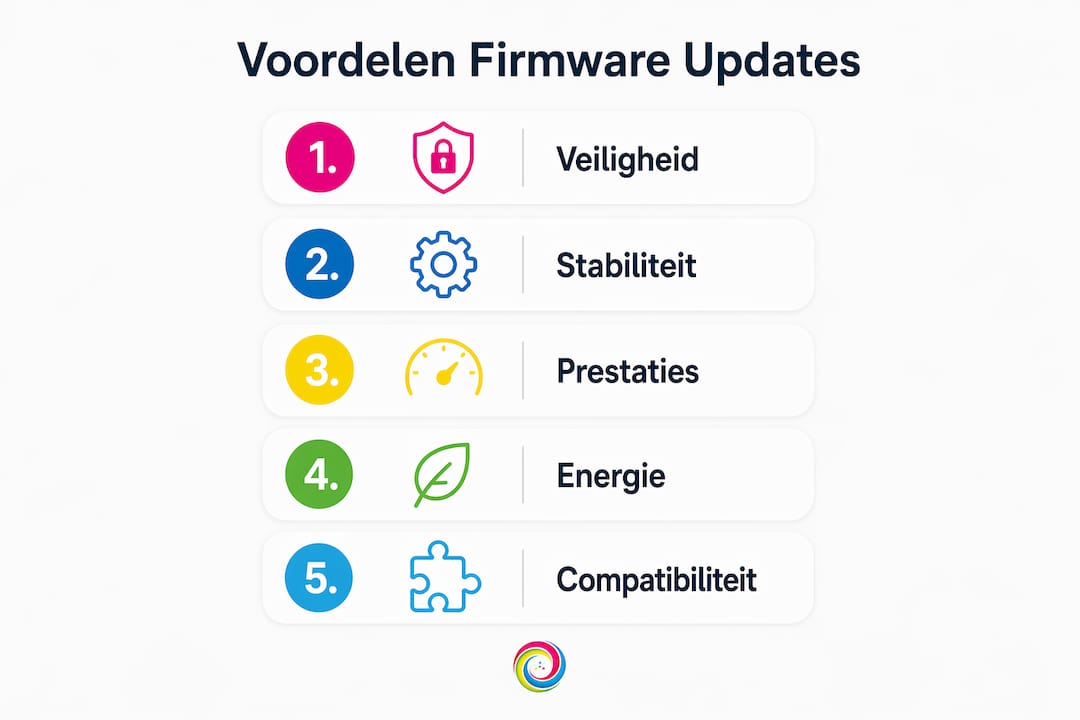 Infographic: vijf redenen waarom firmware-updates onmisbaar zijn