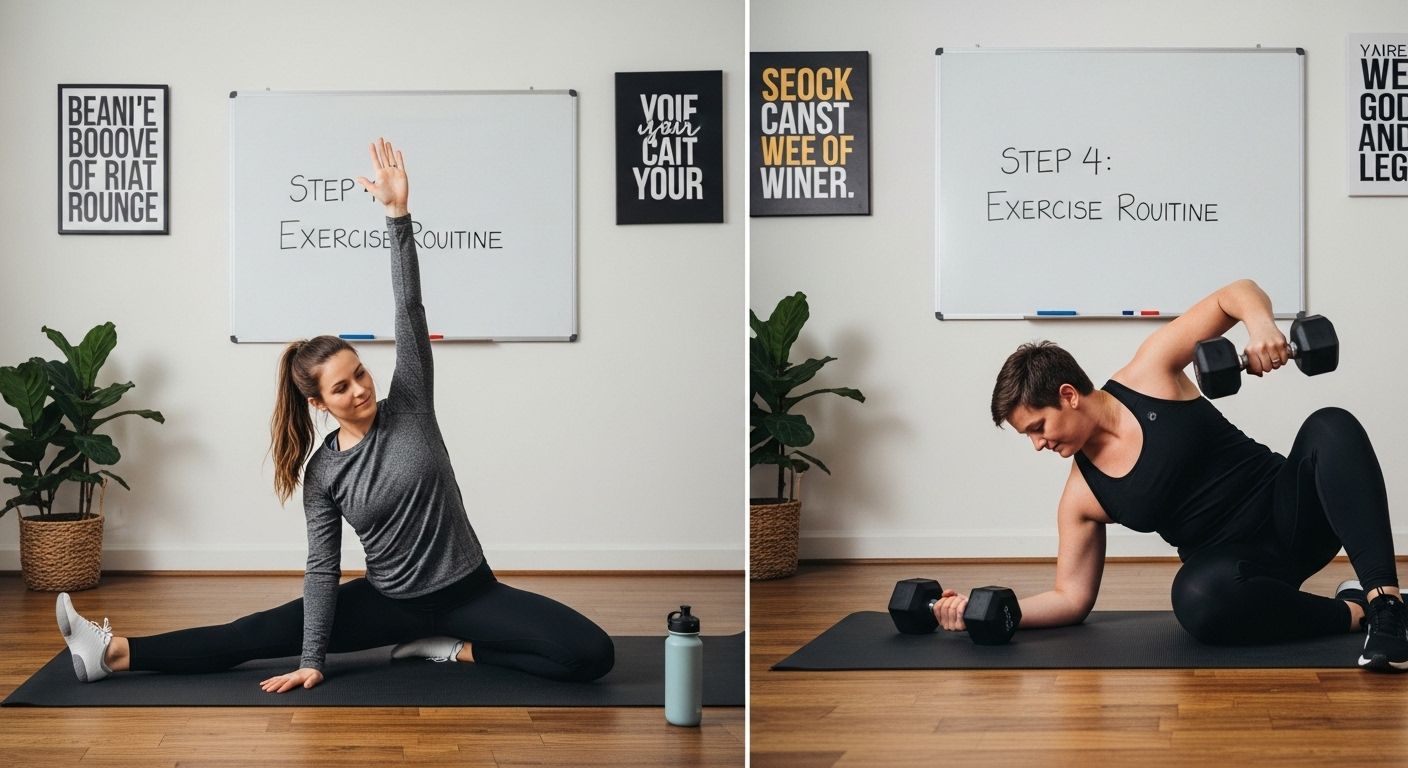 home exercise vegetarian