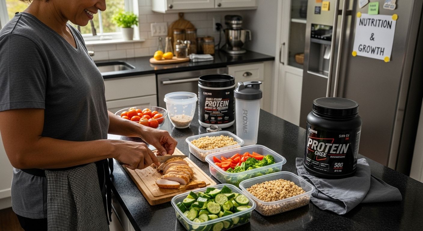muscle growth nutrition meal prep