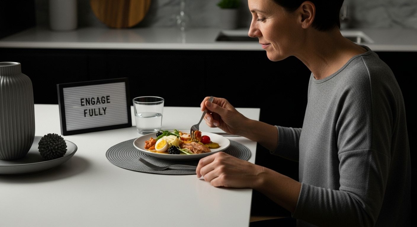 mindful eating table setup