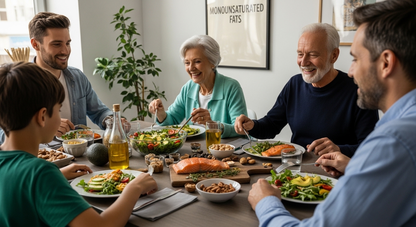 monounsaturated polyunsaturated fats