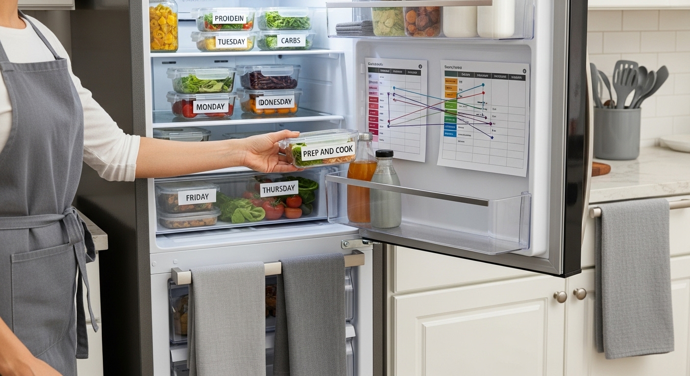 advance meal prep demonstration