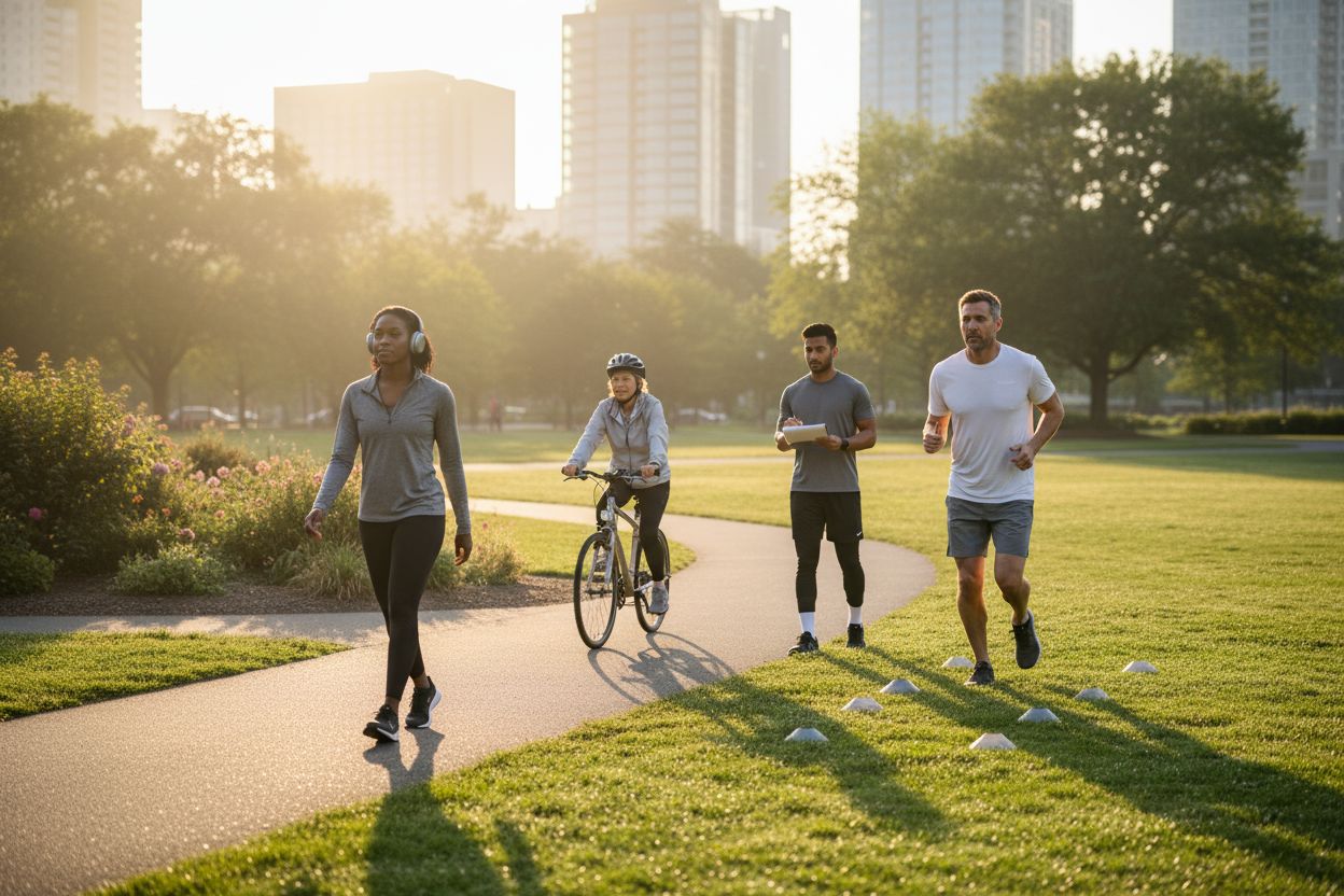outdoor cardio diversity
