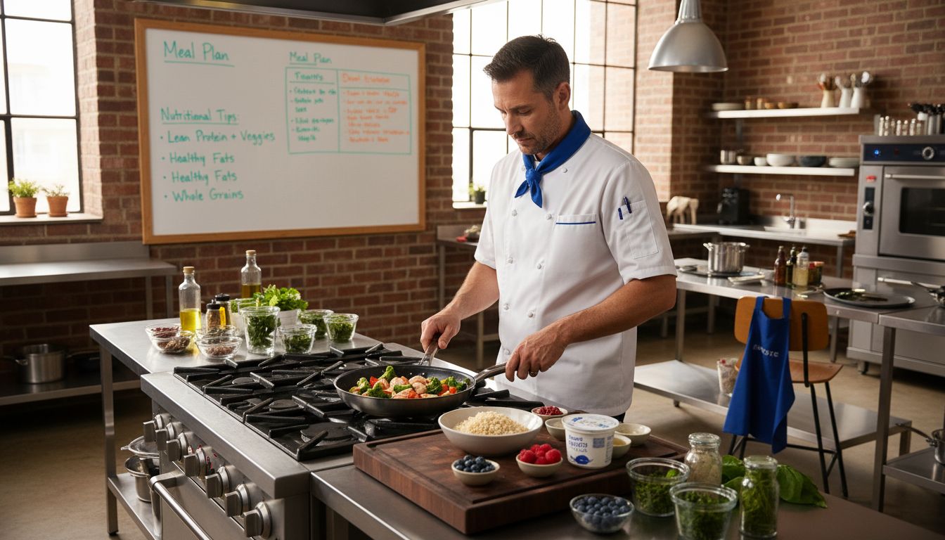 balanced nutrient meal prep