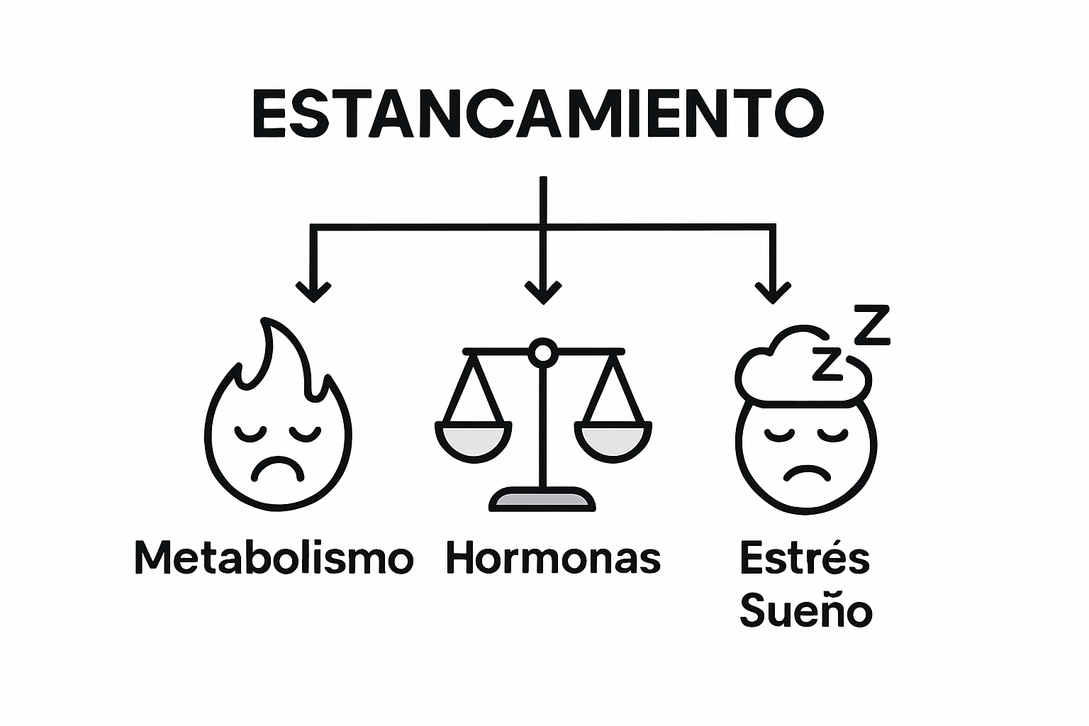 Infografía que explica por qué a veces dejamos de perder peso