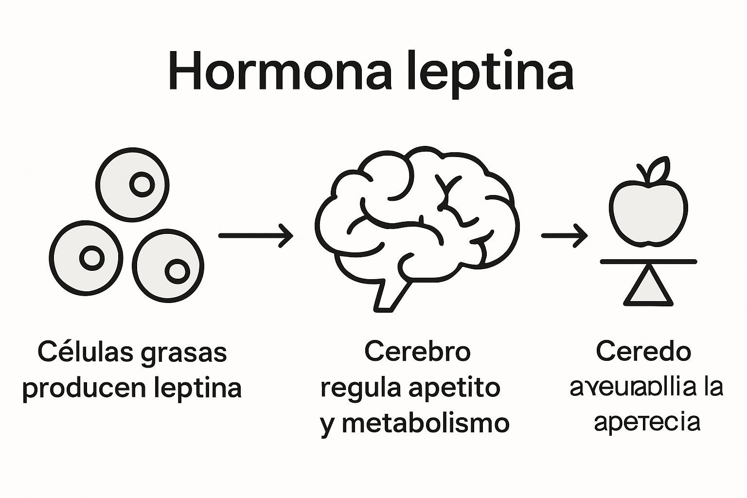 Infografía: ¿Cómo regula la leptina el apetito?