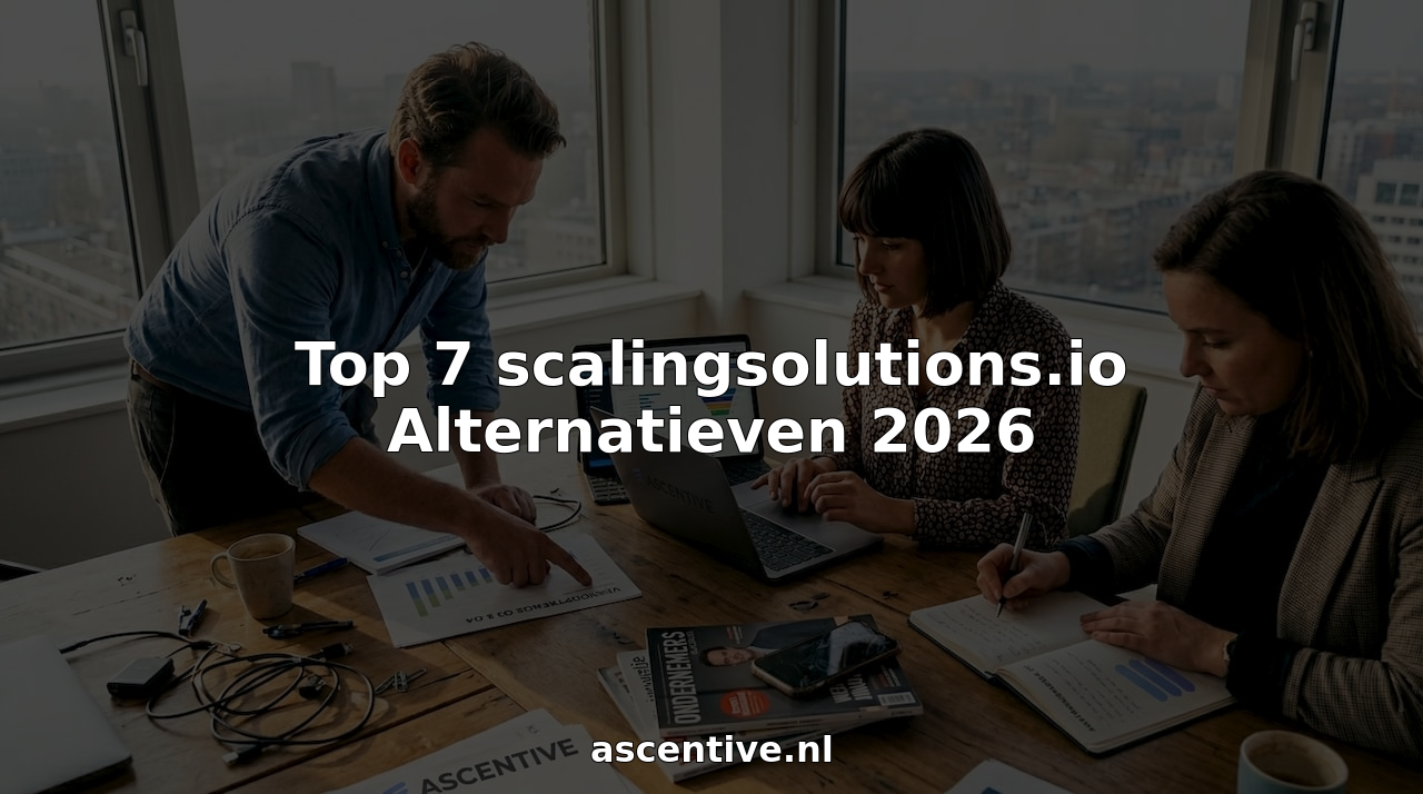 Het salesteam bekijkt samen welke CRM-oplossingen en verkooptools het beste aansluiten bij hun doelen.