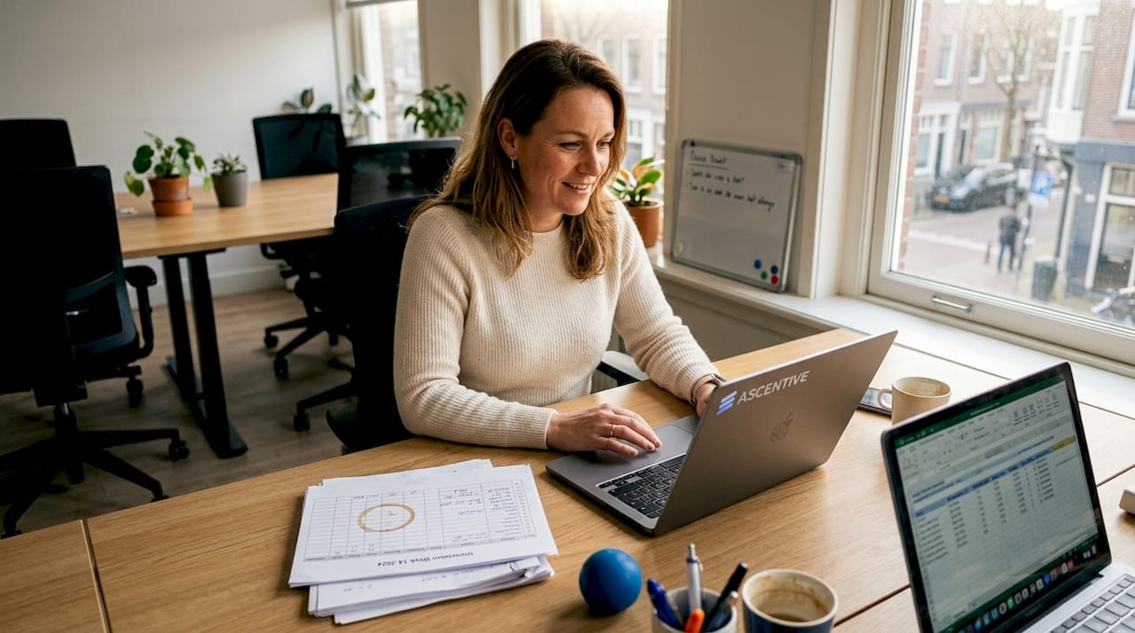 Als office manager ben je verantwoordelijk voor de administratieve werkzaamheden binnen een klein kantoor.